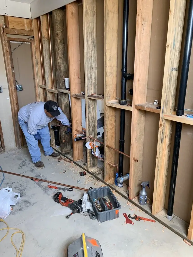 Commercial rough-in plumbing for Water Heater Replacement in Sandy Beach